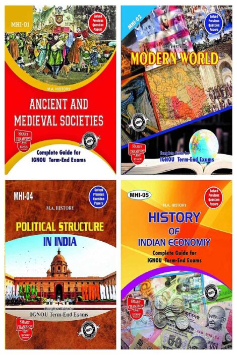 IGNOU MHI 1st Year Study Material & Book Combo (MHI 1 MHI 2 MHI 4 MHI 5)