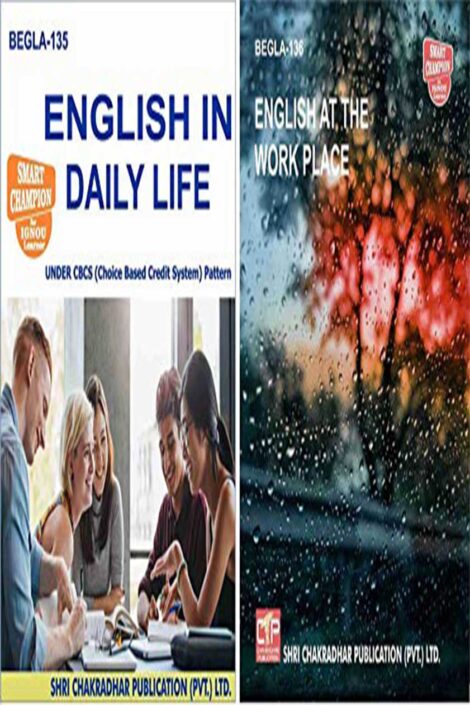 IGNOU BAG English Study Material & Book Combo (BEGLA 135 BEGLA 136)