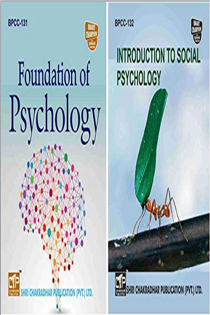 IGNOU BAG Psychology Study Material & Book Combo (BPCC 131 BPCC 132)