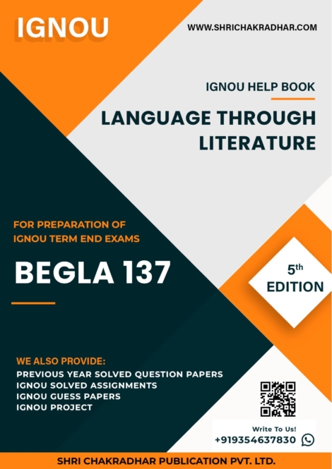 IGNOU BEGLA 137 Study Material & Book (BAG English) 5th Edition