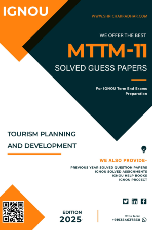 IGNOU MTTM 11 Guess Paper Solved PDF (Master of Tourism and Travel Management)