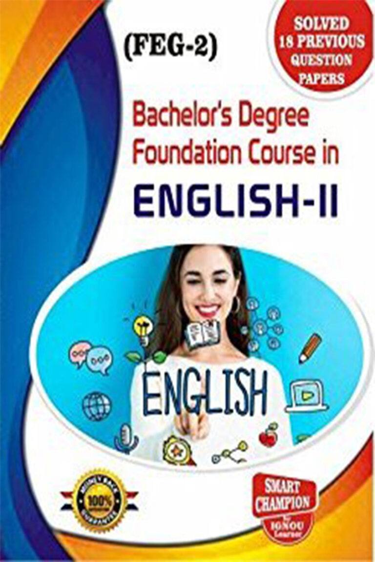 IGNOU FEG 2 Help Book Foundation Course in English -2 ...