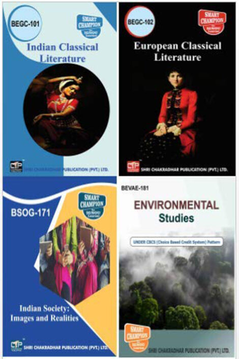 IGNOU BAEGH Study Material & Book Combo (BEGC 101 BEGC 102 BEVAE 181 BSOG 171)