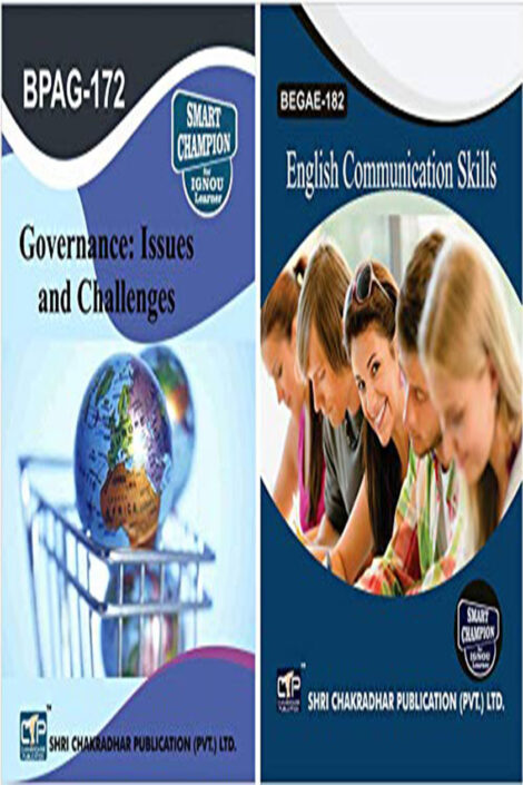 IGNOU BAG Public Administration Study Material & Book Combo (BEGAE 182 BPAG 172)