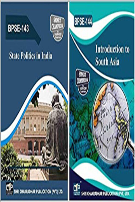 IGNOU BAG Political Science Study Material & Book Combo (BPSE 143 BPSE 144)