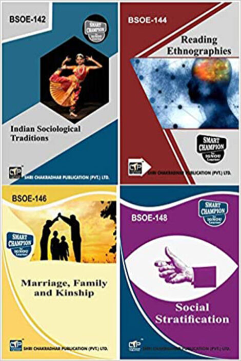 IGNOU BAG Sociology Study Material & Book Combo (BSOE 142 BSOE 144 BSOE 146 BSOE 148)