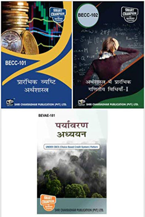 IGNOU BAECH Hindi Study Material & Book Combo (BECC 101 BECE 102 BEVAE 181)