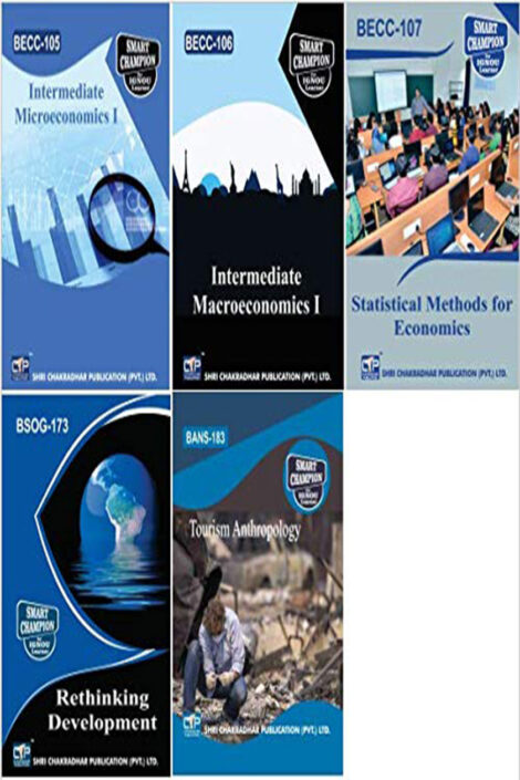 IGNOU BAECH Study Material & Book Combo (BECC 105 BECC 106 BECC 107 BANS 183 BSOG 173)