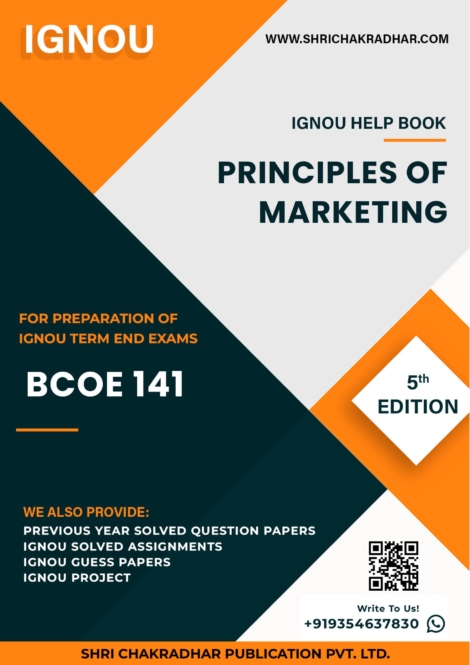 IGNOU BCOE 141 Study Material & Book (BCOMG)