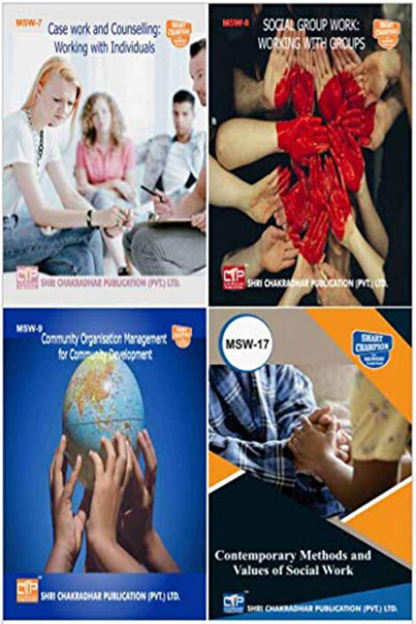 IGNOU MSW 2nd Year Study Material & Book Combo (MSW 7 MSW 8 MSW 9 MSW 17)