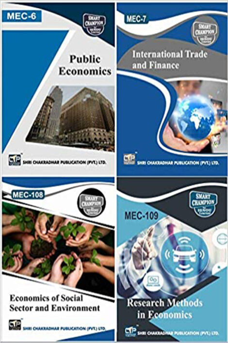 IGNOU MEC 2nd Year Study Material & Book Combo (MEC 6 MEC 7 MEC 108 MEC 109)