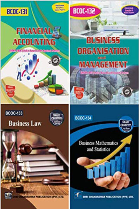 IGNOU BCOMG Study Material & Book Combo (BCOC 131 BCOC 132 BCOC 133 BCOC 134)