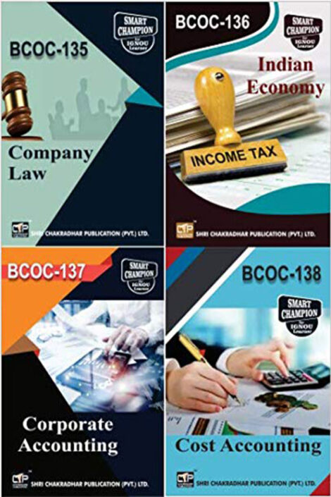 IGNOU BCOMG Study Material & Book Combo (BCOC 135 BCOC 136 BCOC 137 BCOC 138)