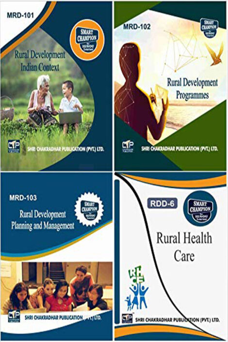 IGNOU PGDRD Study Material & Book Combo (MRD 101 MRD 102 MRD 103 RDD 6)