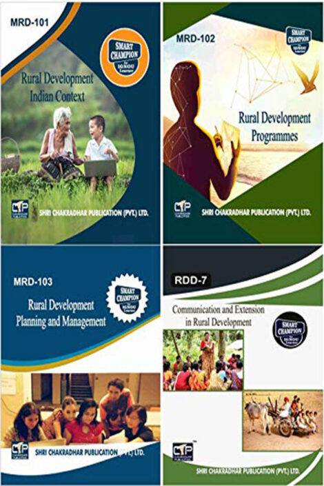 IGNOU PGDRD Study Material & Book Combo (MRD 101 MRD 102 MRD 103 RDD 7)