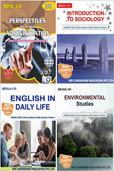 IGNOU BAG Study Material & Book Combo (BPAC 131 BSOC 131 BEGLA 135 BEVAE 181)