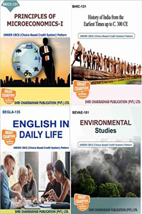 IGNOU BAG Study Material & Book Combo (BECC 131 BHIC 131 BEGLA 135 BEVAE 181)