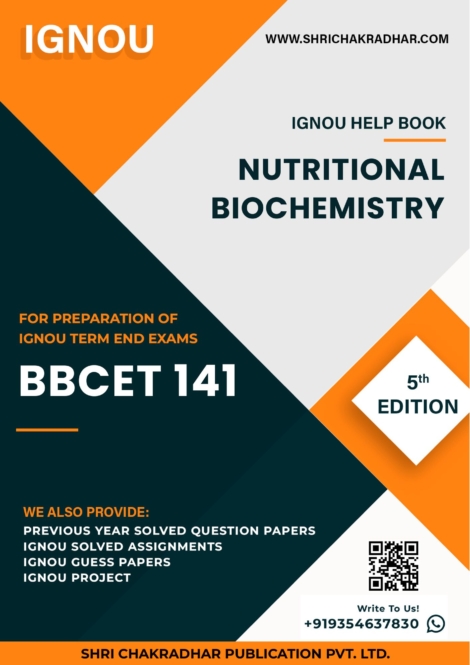 IGNOU BBCET 141 Study Material & Book (BSCBCH)