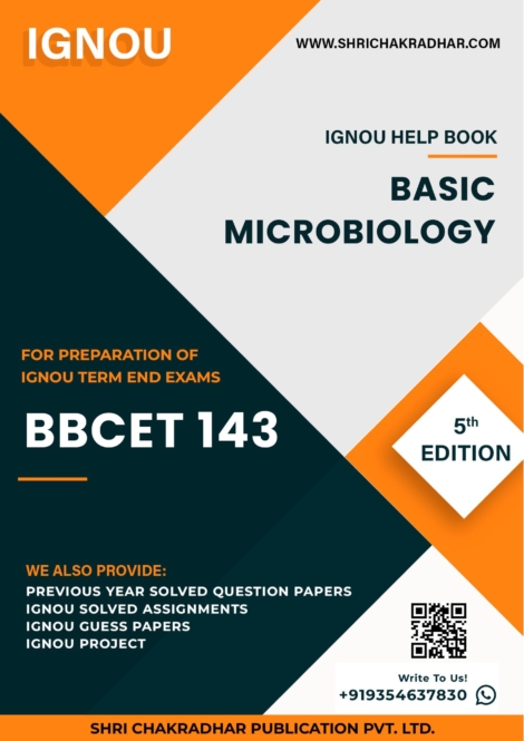 IGNOU BBCET 143 Study Material & Book (BSCBCH)