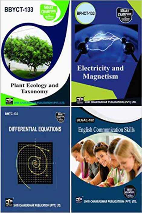 IGNOU BSCG Study Material & Book Combo (BBYCT 133 BPHCT 133 BMTC 132 BEGAE 182)