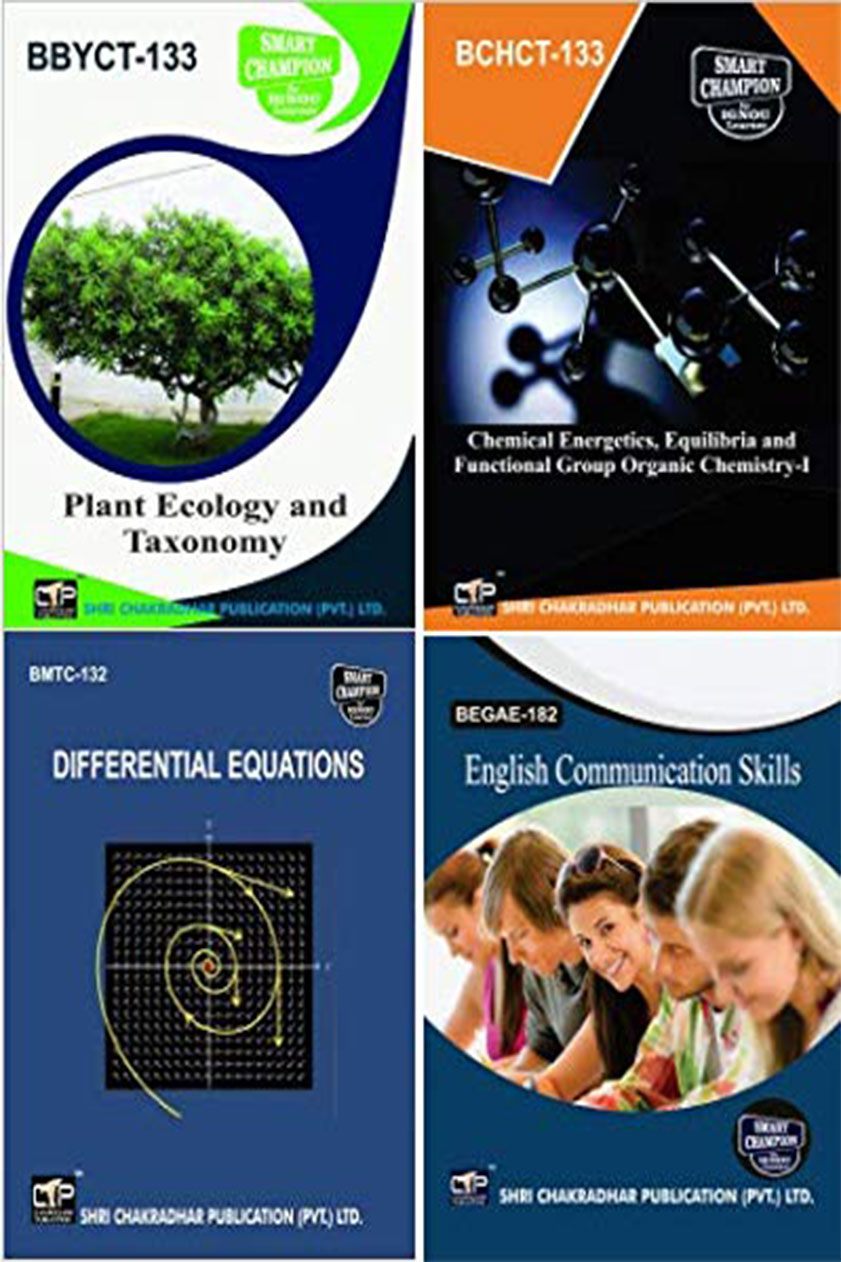IGNOU BSCG Study Material & Book Combo (BBYCT 133 BMTC 132 BCHCT 133 BEGAE 182)