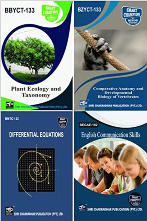 IGNOU BSCG Study Material & Book Combo (BBYCT 133 BMTC 132 BZYCT 133 BEGAE 182)