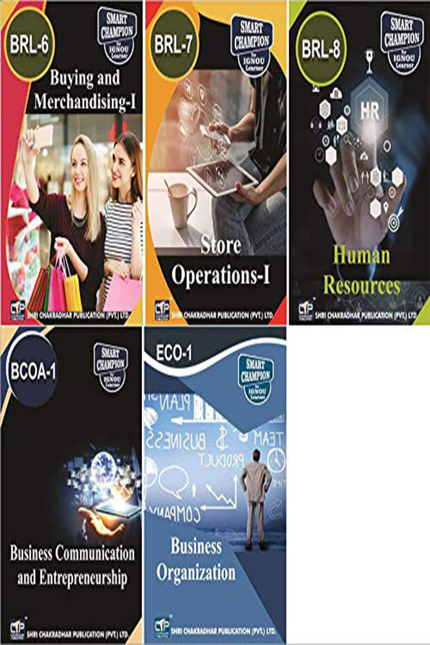 IGNOU BBARL 2nd Year Study Material & Book Combo (BRL 6 BRL 7 BRL 8 BCOA 1 ECO 1)