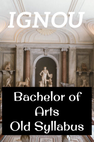 Bachelor of Arts Books Old Syllabus