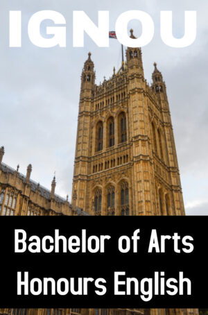 Bachelor of Arts Honours English Books (BAEGH)