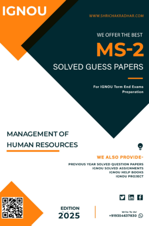 IGNOU MS 2 Guess Paper Solved PDF (MBA New Syllabus)
