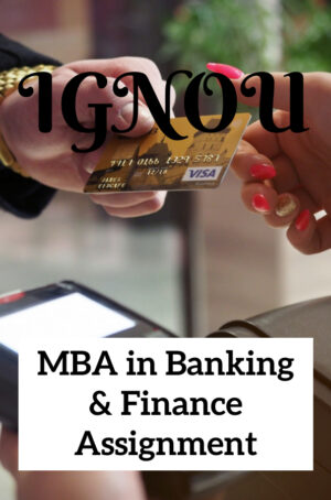 MBA in Banking & Finance Assignment (MBA B&F)