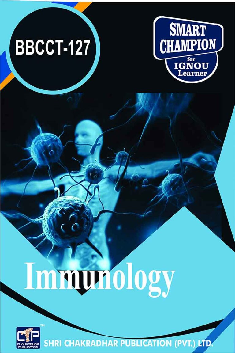 IGNOU BBCCT 127 Help Book Immunology IGNOU Study Notes for exam Sns-Brigh10