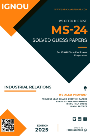 IGNOU MS 24 Guess Paper Solved PDF (MBA New Syllabus)