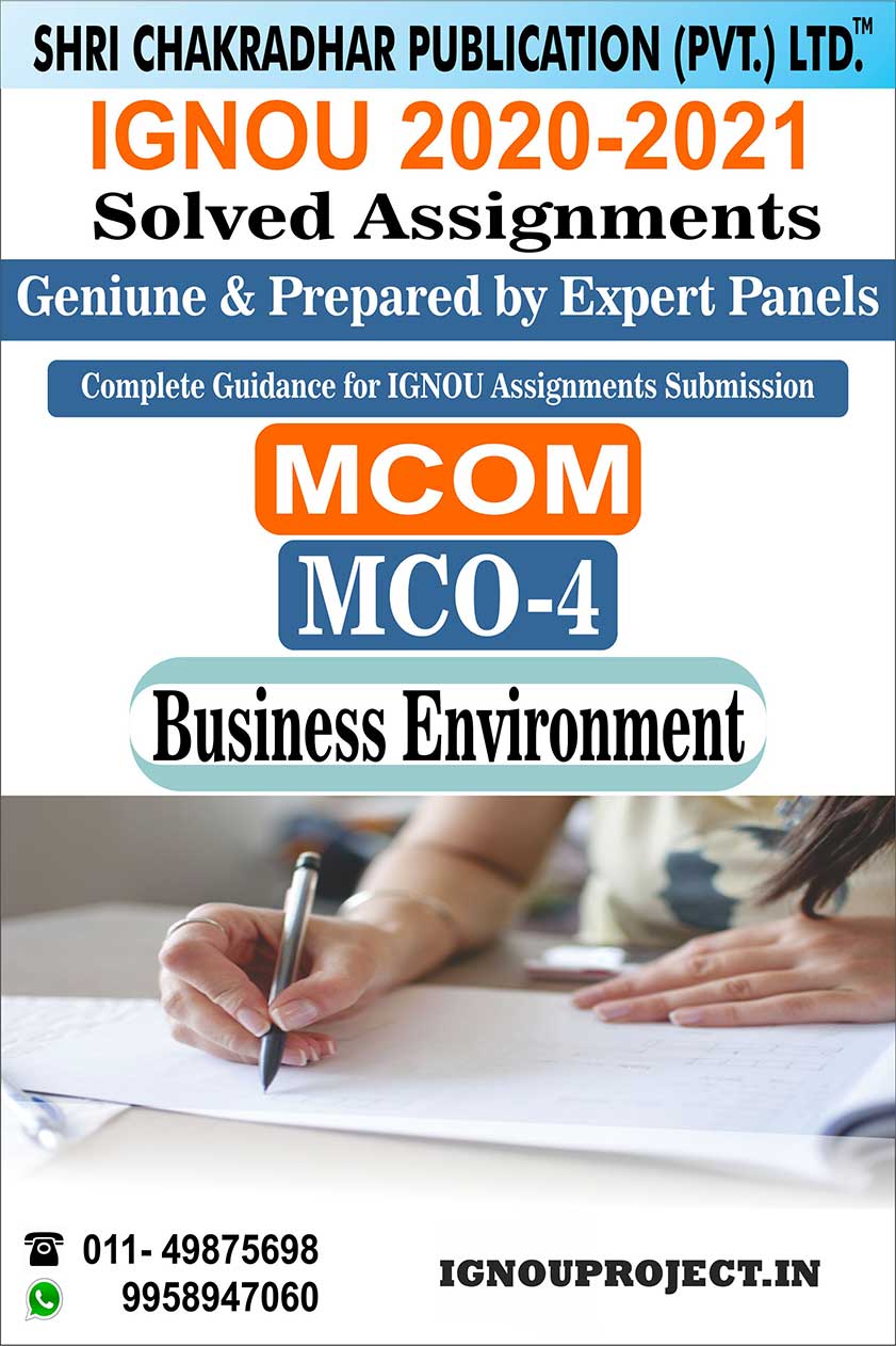 micro and macro business environment ignou assignment