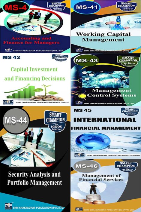 IGNOU PGDFM Study Material & Book Combo (MS 4 MS 41 MS 42 MS 43 MS 44 MS 45 MS 46)