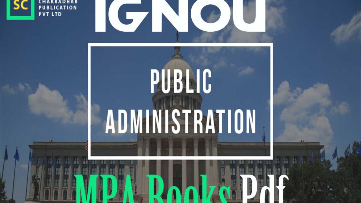 IGNOU MPA Books Pdf Download Link – MA Public Administration