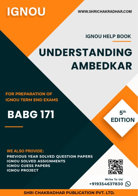 IGNOU BABG 171 Study Material & Book (BAM Political Science)