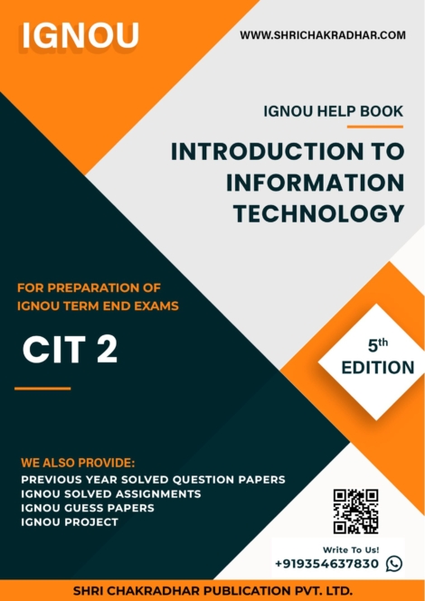 IGNOU CIT 2 Study Material & Book (BTS)