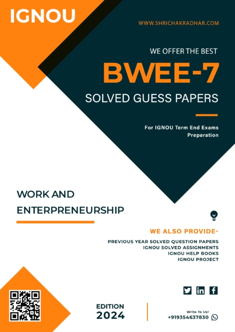 IGNOU BWEE 7 Guess Paper Solved PDF (DWED)