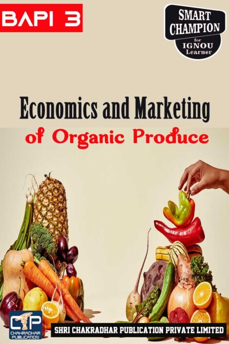IGNOU BAPI 3 Solved Guess Papers Pdf from IGNOU Study Material/Book titled Economics and Marketing of Organic Produce For Exam Preparation (Latest Syllabus) IGNOU Certificate in Organic Farming (COF)