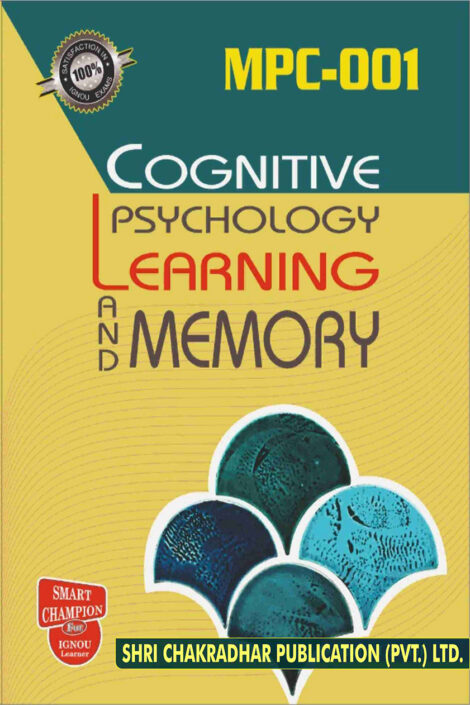 IGNOU MPC 1 Previous Year Solved Question Paper (December 2020) Cognitive Psychology, Learning and Memory IGNOU MA Psychology IGNOU MAPC 1st Year