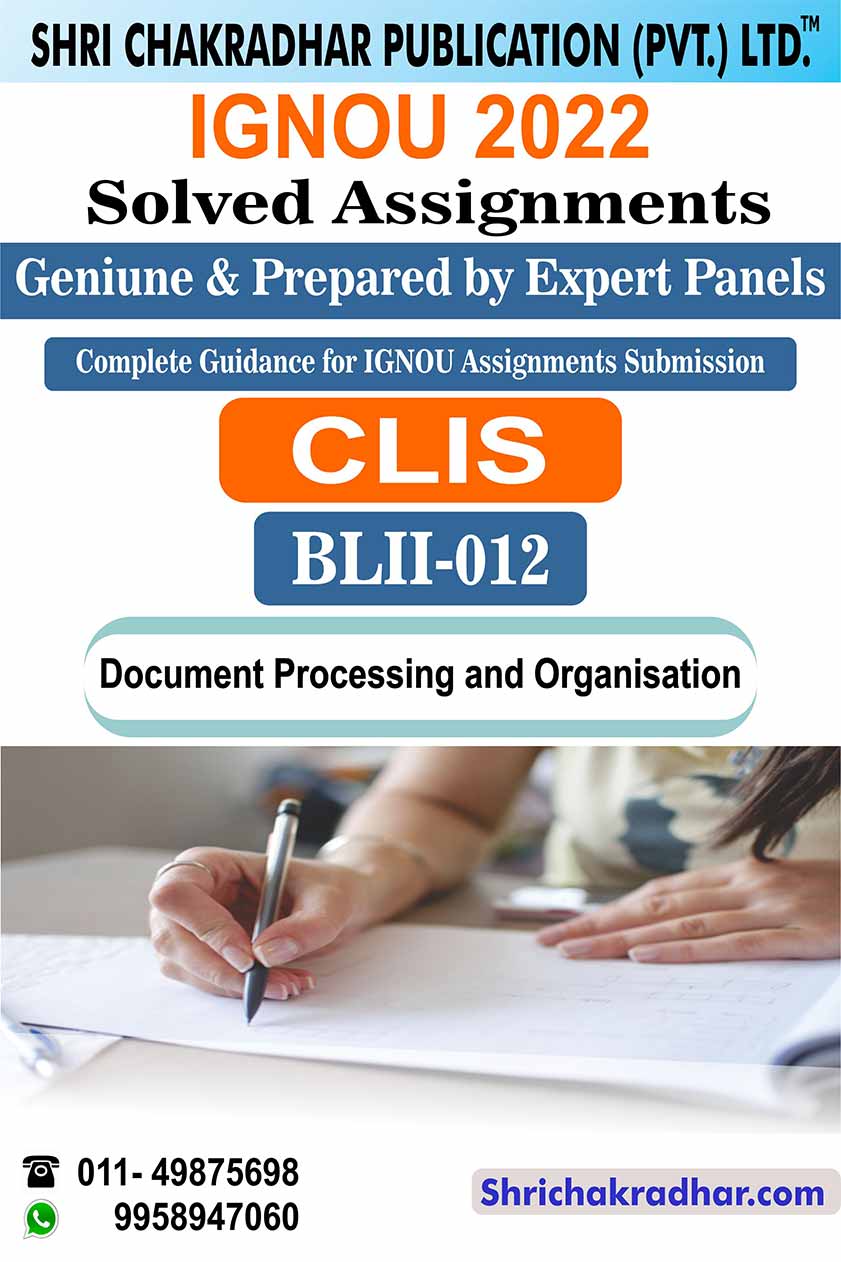 clis solved assignment 2023