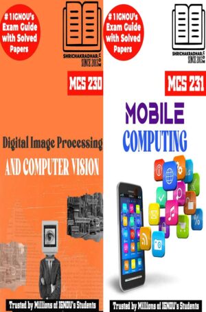 IGNOU MCA New Syllabus 4th Semester Help Book Combo Offer of MCS 230 MCS 231 IGNOU Study Notes for Exam Preparations with Solved Previous Year Question Papers (Revised Syllabus) & Solved Sample Papers IGNOU Master of Computer Applications 2nd Year