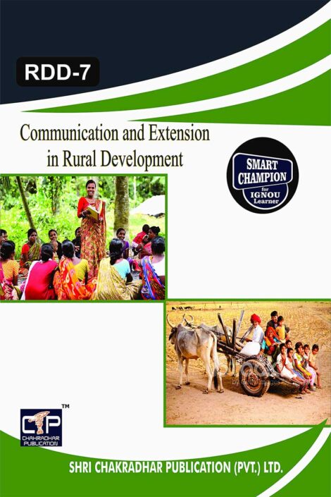 IGNOU RDD 7 Previous Year Solved Question Papers Communication and Extension in Rural Development IGNOU MARD 2nd Year IGNOU Master of Arts (Rural Development) rdd7