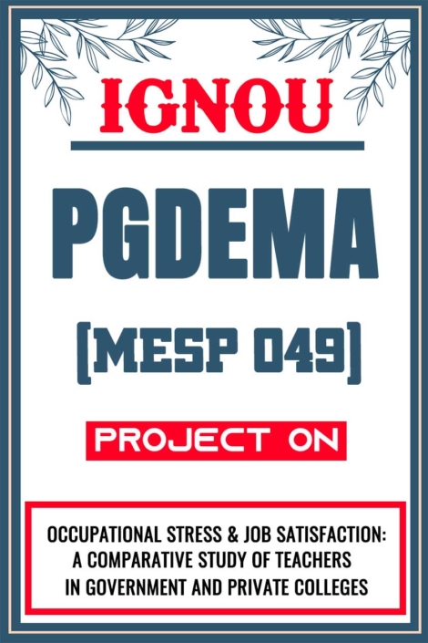 IGNOU-PGDEMA-Project-MESP-049-Synopsis-Proposal-&-Project-Report-Dissertation-Sample-9