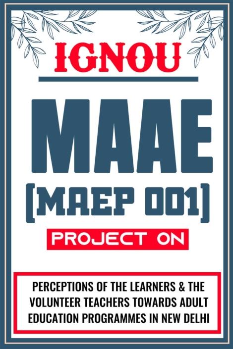 IGNOU-MAAE-Project-MAEP-1-Synopsis-Proposal-&-Project-Report-Dissertation-Sample-3