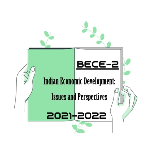 IGNOU BECE 2 Previous Year Solved Question Paper Indian Economic Development:Issues and Perspectives (December 2021) IGNOU Bachelor of Arts (CBCS) bece2