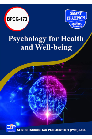 IGNOU BPCG 173 Previous Year Solved Question Paper Psychology for Health and Well-being (December 2021) IGNOU BAG Psychology bpcg173