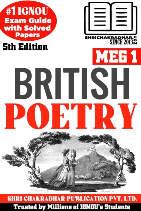 IGNOU MEG 1 Previous Year Solved Question Paper British Poetry (June 2021) IGNOU MEG IGNOU MA English meg1