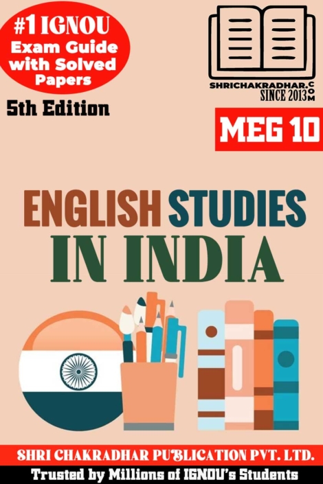 IGNOU MEG 10 Previous Year Solved Question Paper English Studies in India (June 2021) IGNOU MEG IGNOU MA English meg10